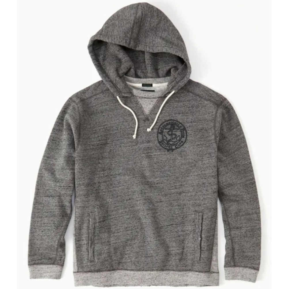 Heather Gray Hooded Sweatshirt